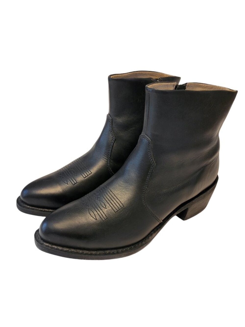 Durango Western Side Zip Ankle Boots